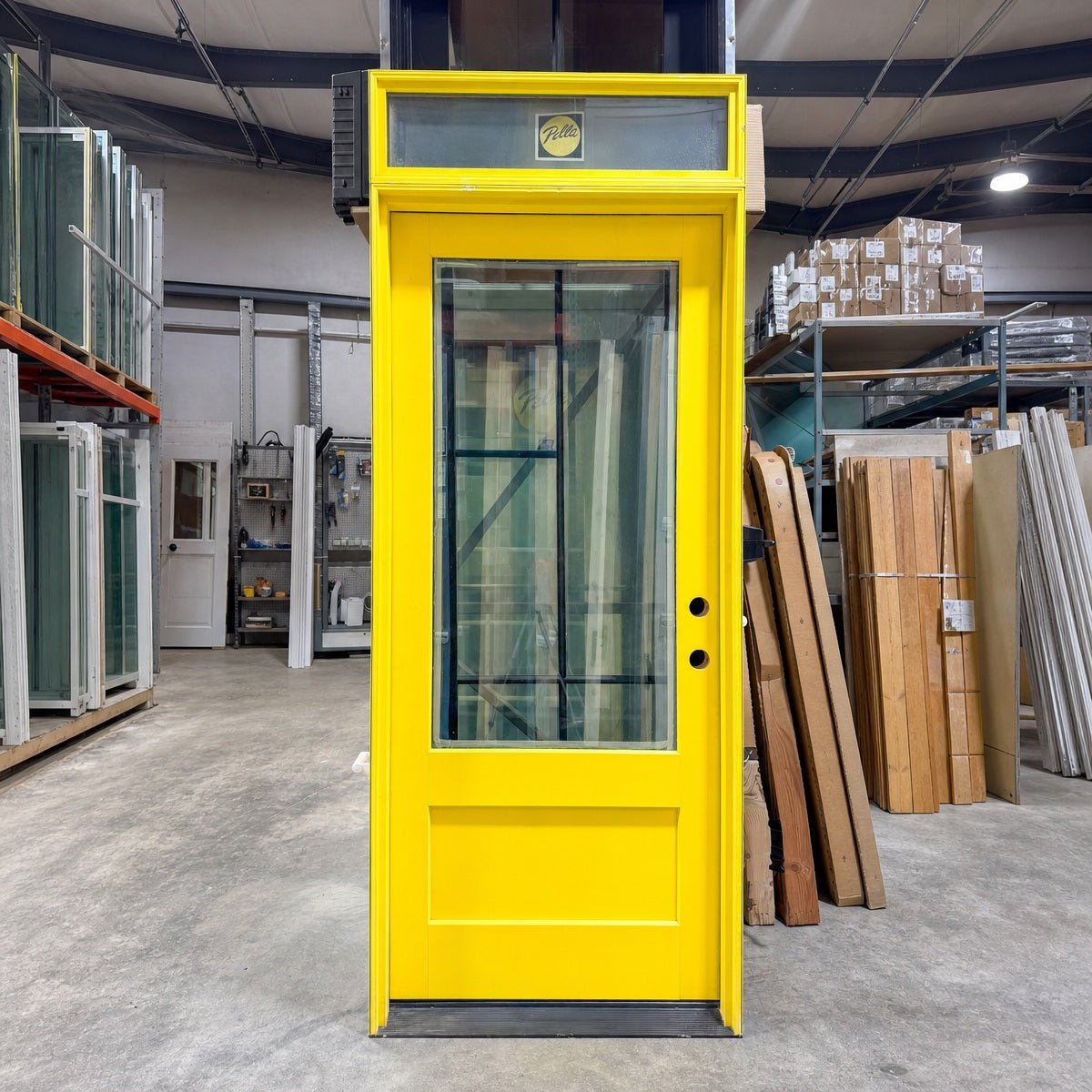 Entry Pella® Lifestyle 36 x 96 – Yellow - Clark Deals LLC