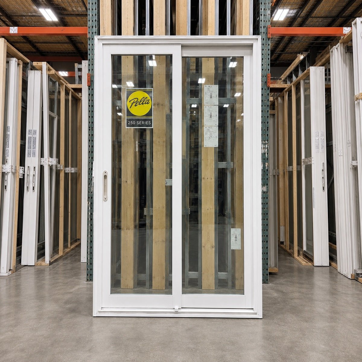 Sliding Pella® 250 Series 60 x 96 – White - Clark Deals LLC