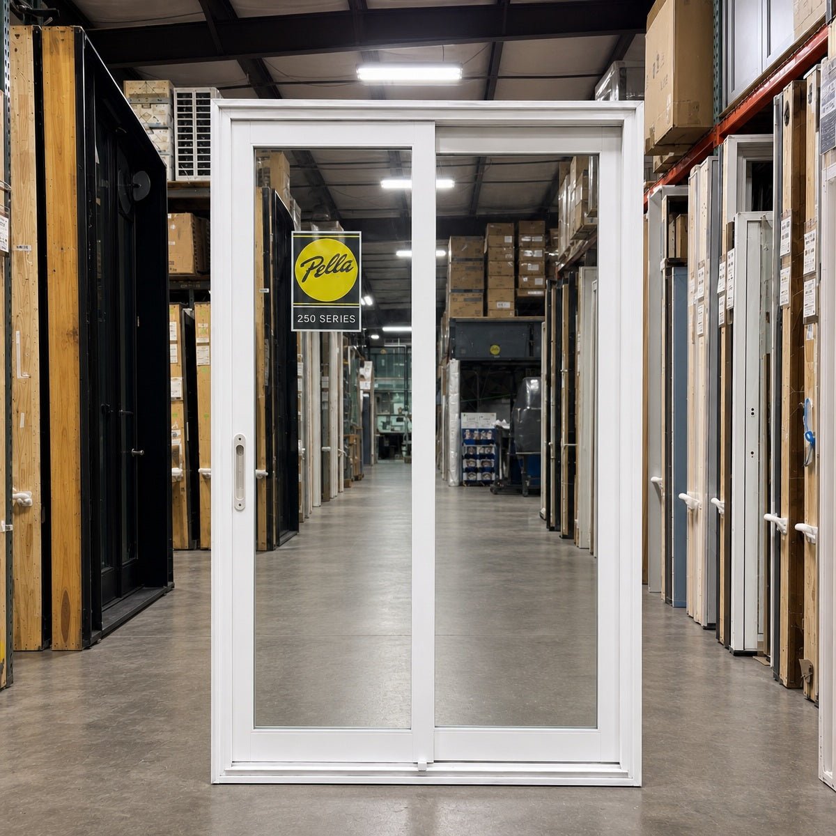Sliding Pella® 250 Series 60 x 96 – White - Clark Deals LLC