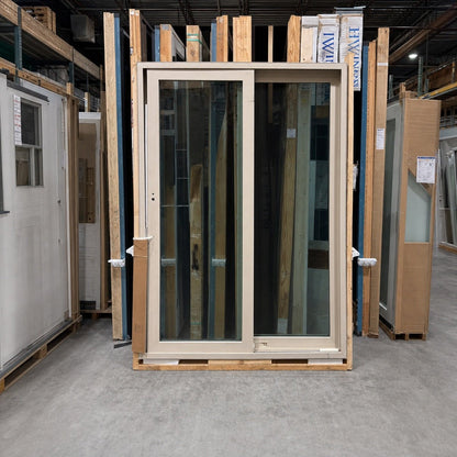 Sliding Pella® 250 Series 60 x 80 – Almond - Clark Deals LLC