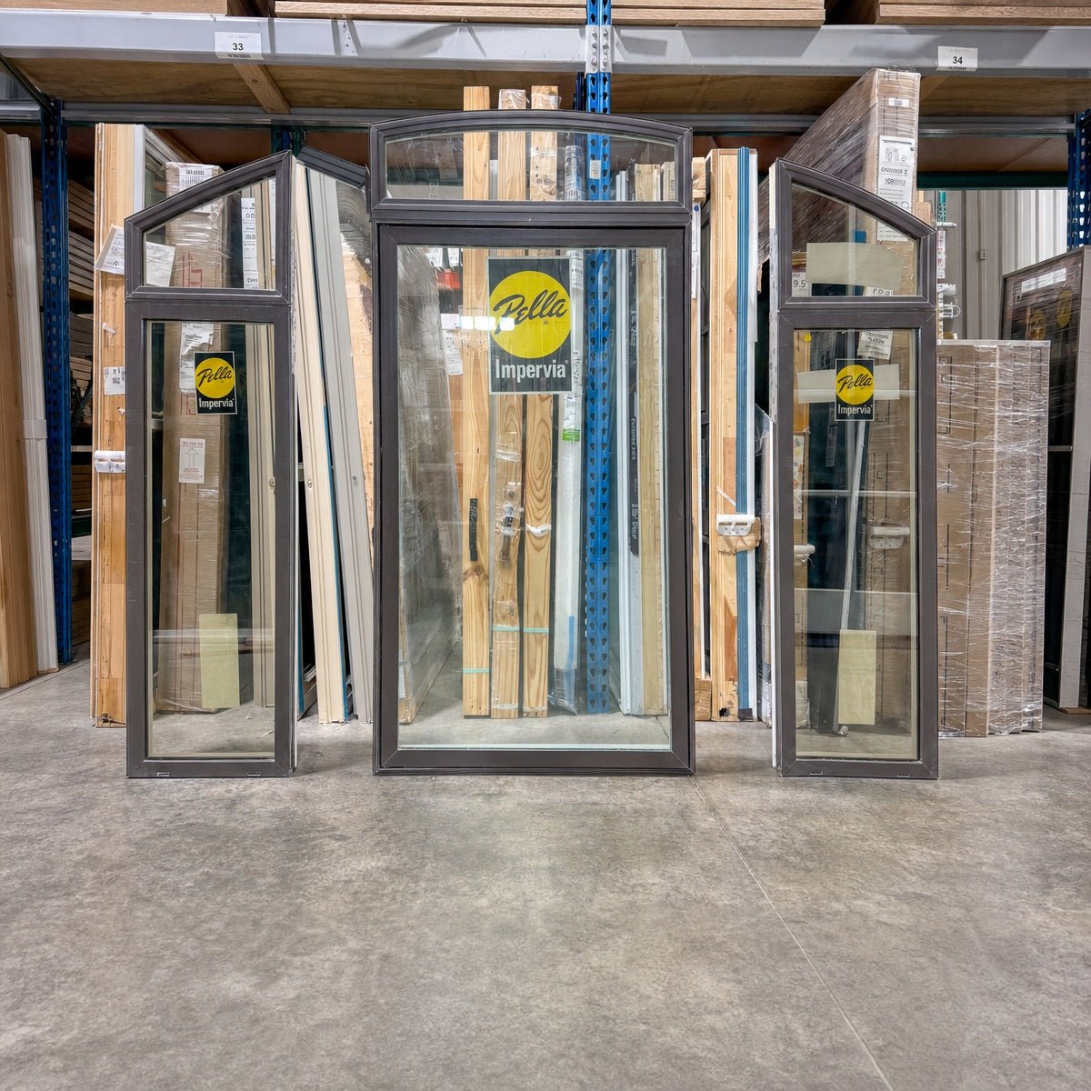 Pella® Impervia® Trapezoid Set Window 75 x 72 - Clark Deals LLC