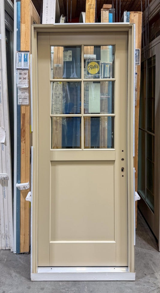 Entry Pella® Reserve 32 x 80 – Tan - Clark Listings