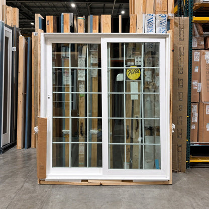 Sliding Pella® 250 Series 72 x 80 – White - Clark Deals LLC