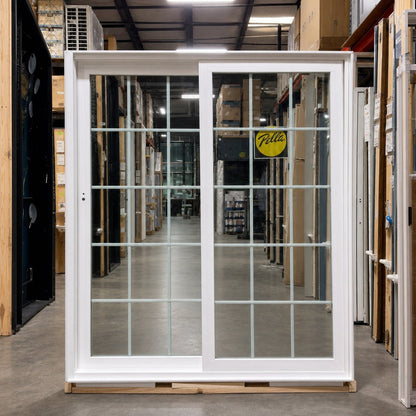 Sliding Pella® 250 Series 72 x 80 – White - Clark Deals LLC