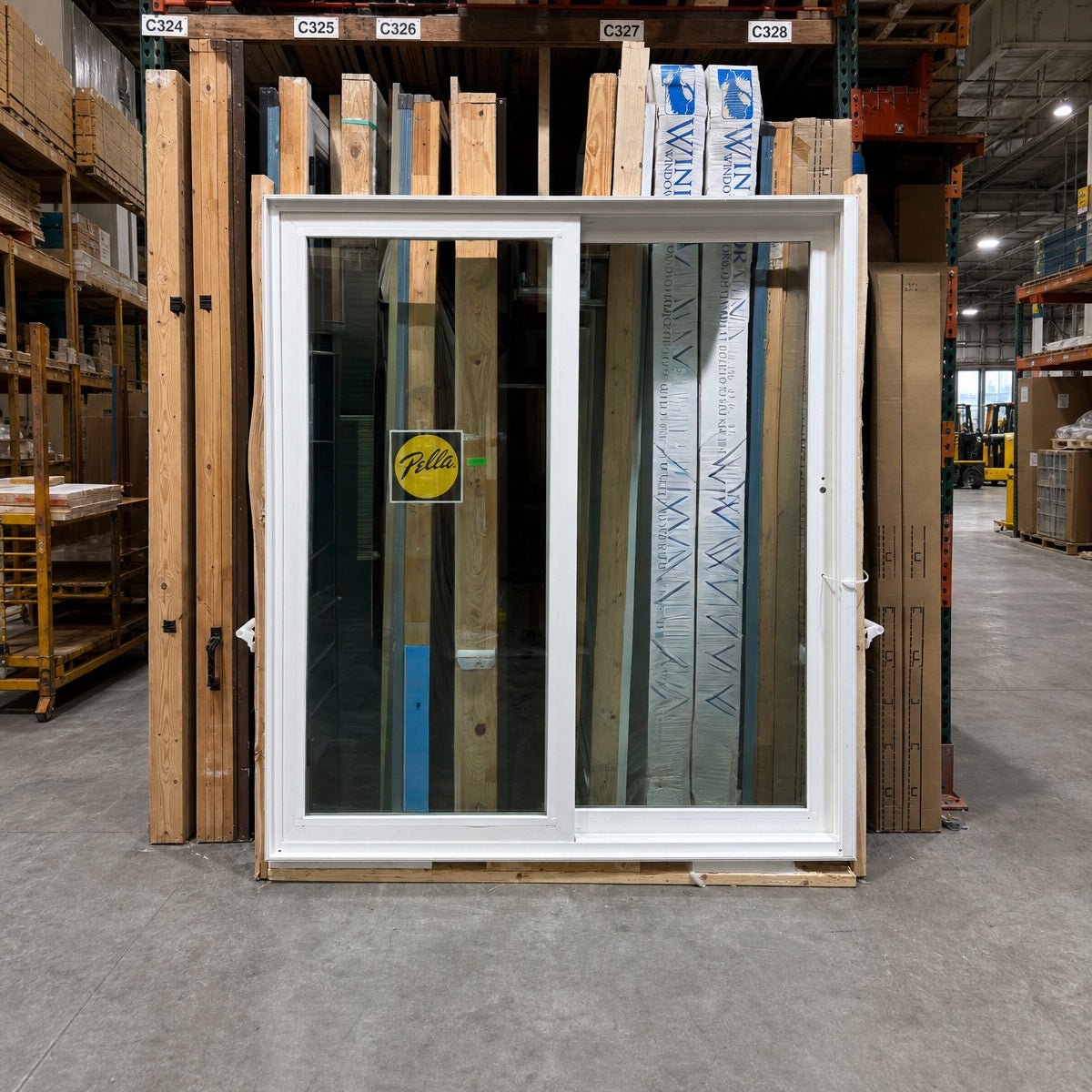 Sliding Pella® 250 Series 72 x 80 – White - Clark Deals LLC