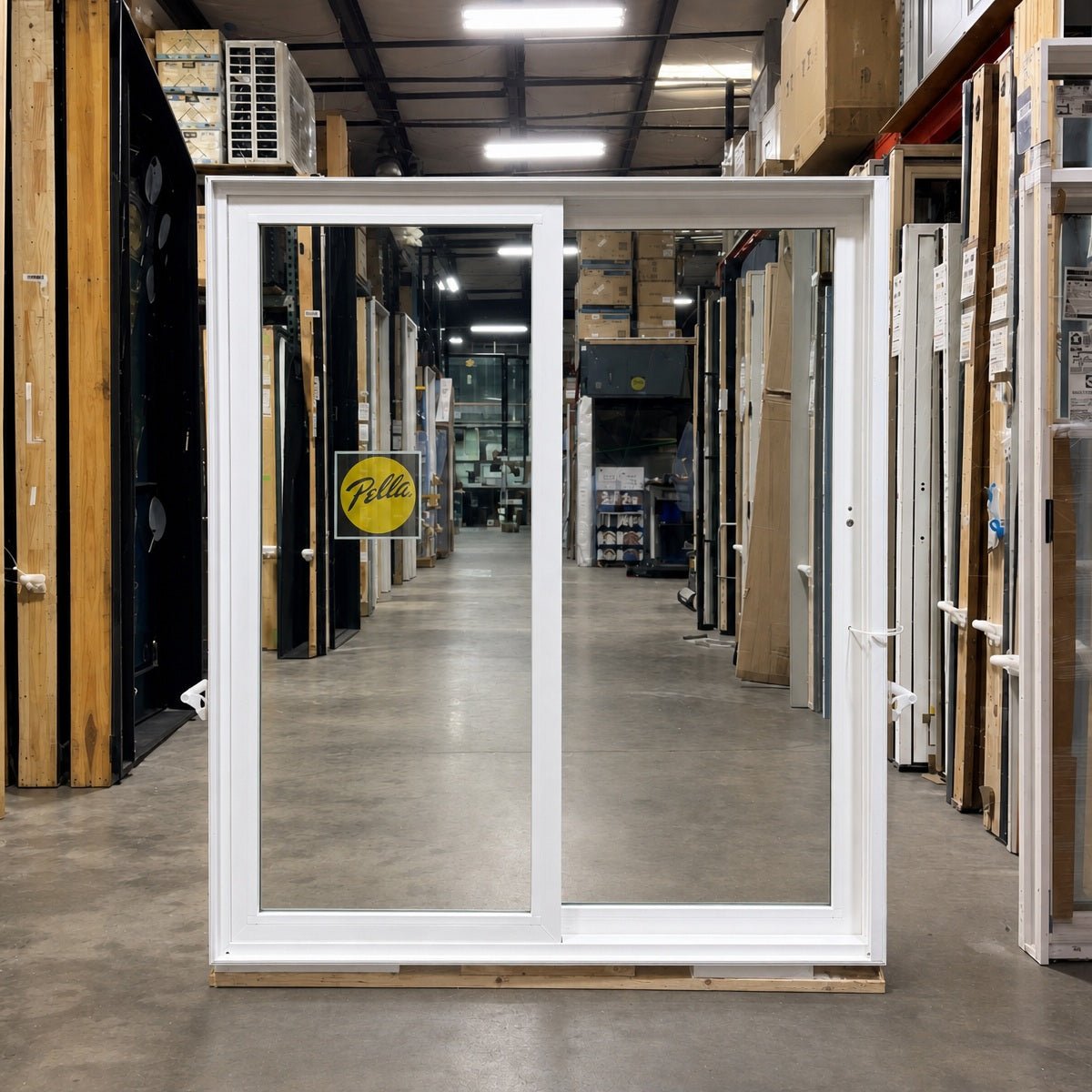 Sliding Pella® 250 Series 72 x 80 – White - Clark Deals LLC