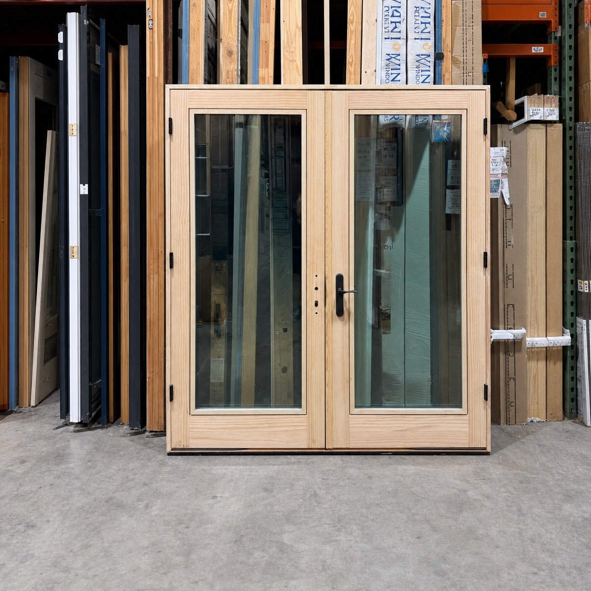 French Door Pella® Lifestyle 74 x 81 – Black - Clark Deals LLC