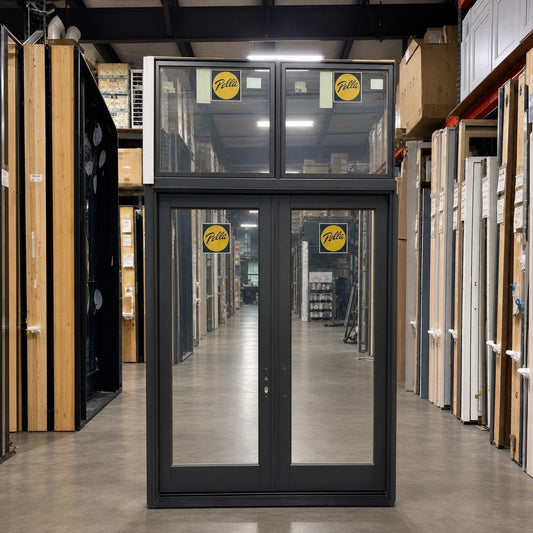 French Door with Skylite Pella® Reserve 75 x 132 – Iron Ore - Clark Deals LLC