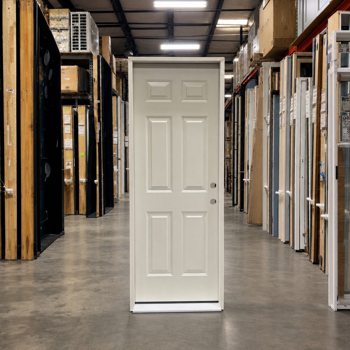 Entry ProVia Legacy™ Steel 30 x 80 – Cafe Cream - Clark Deals LLC