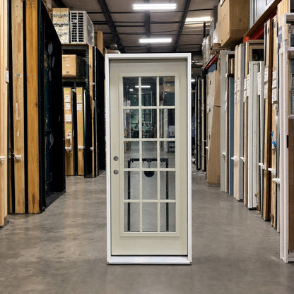 Entry ProVia Legacy™ Steel 32 x 80 – Cafe Cream - Clark Deals LLC
