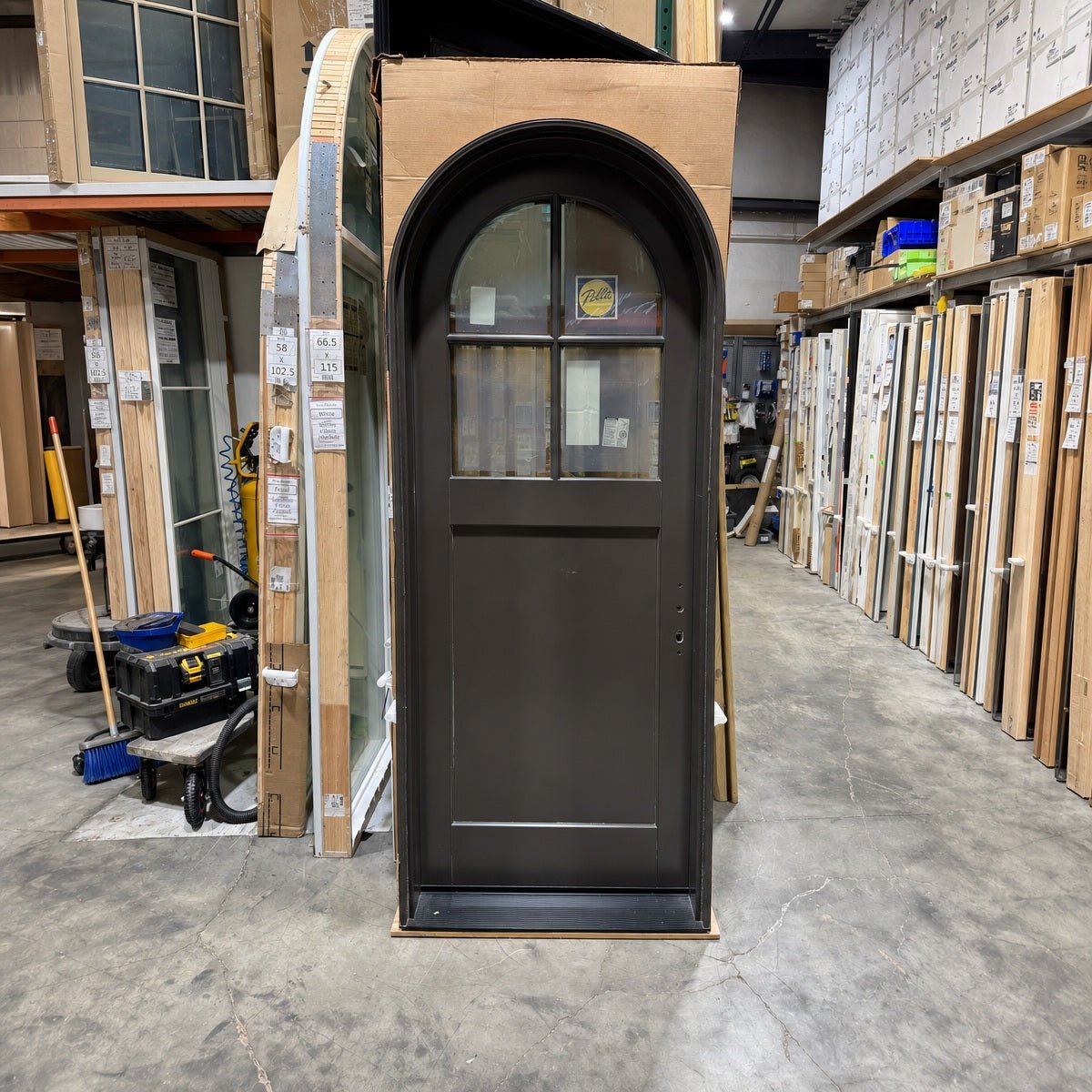 Arched Entry Pella® Reserve 36 x 91 – Brown - Clark Deals LLC