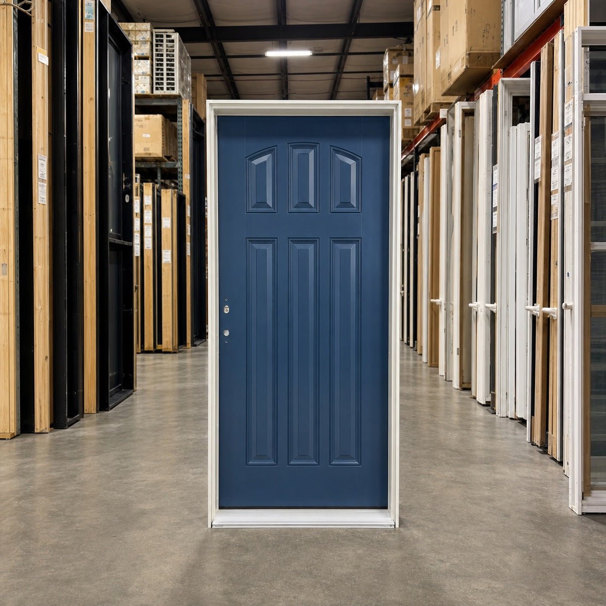 Entry Andersen Entry Door 36 x 80 – Blue - Clark Deals LLC