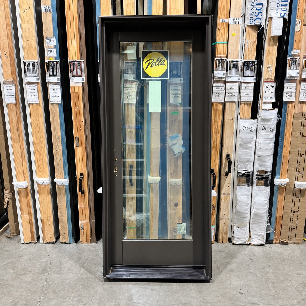 Entry Pella® Lifestyle 32 x 80 – Brown - Clark Deals LLC