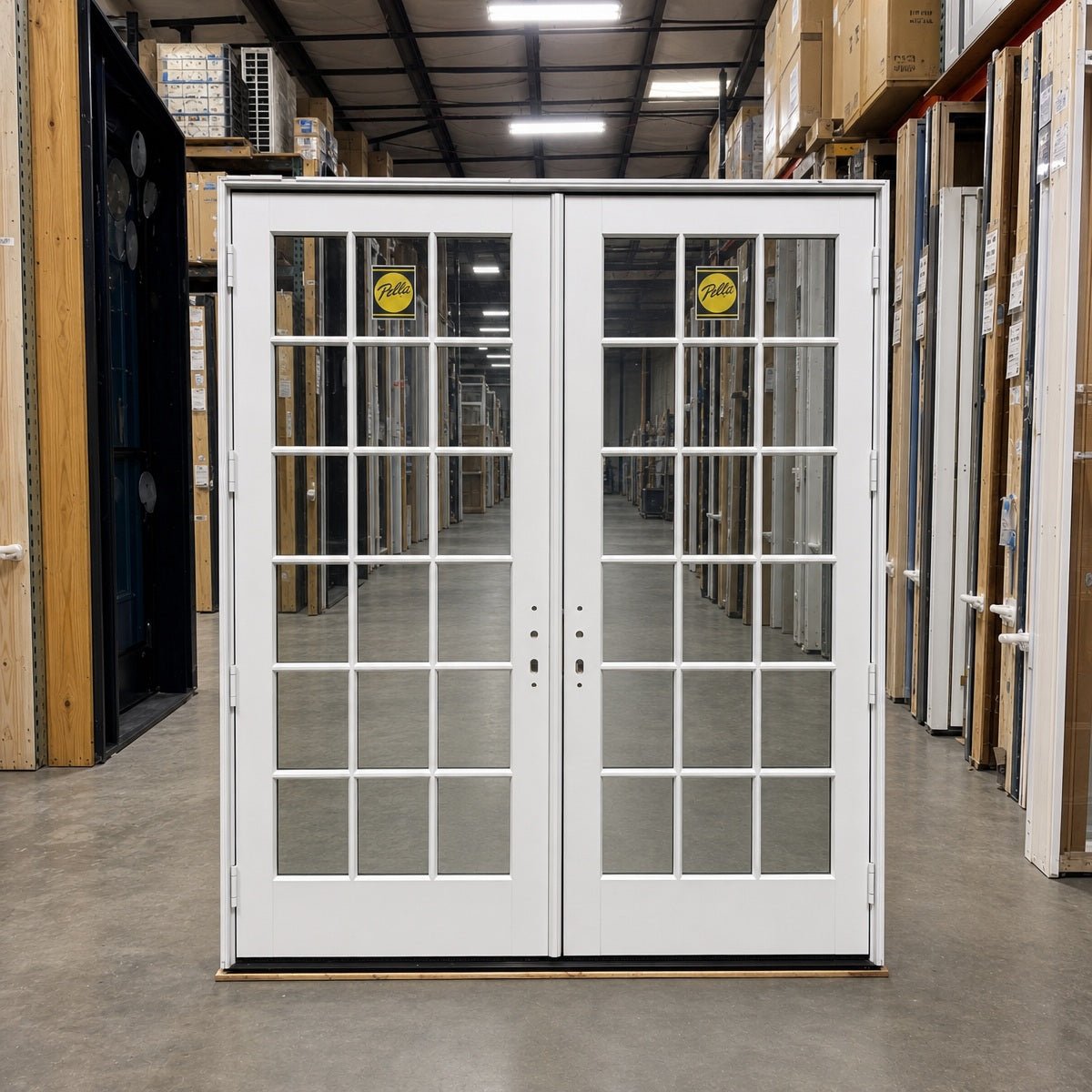 Outswing French Pella® Lifestyle 76 x 86 – White - Clark Deals LLC