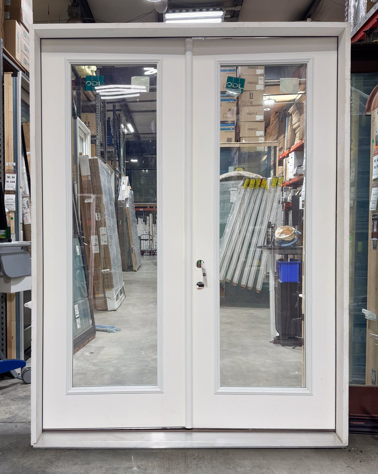 French Pella® Fiberglass 74 x 96 – White - Clark Listings