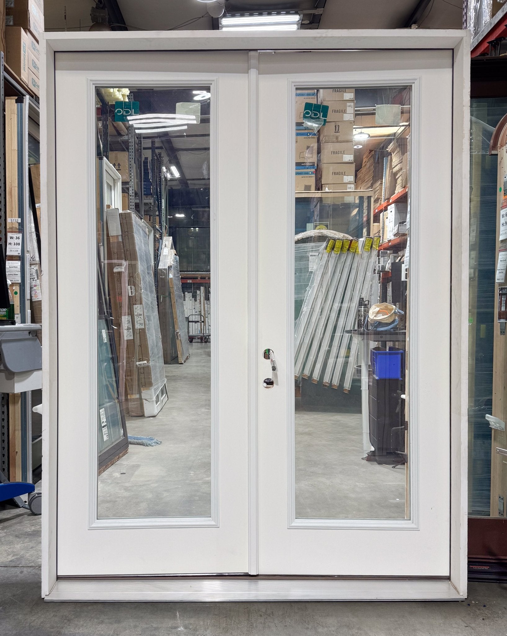 French Pella® Fiberglass 74 x 96 – White - Clark Listings