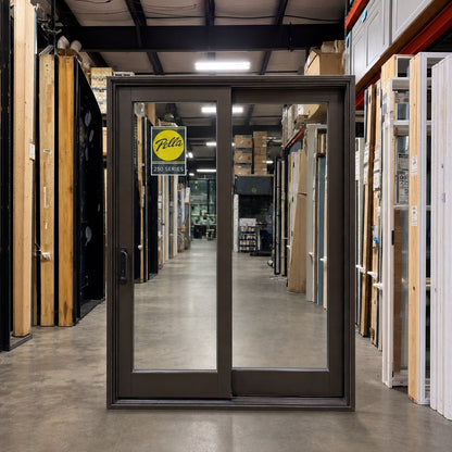 Sliding Pella® 250 Series 77 x 96 – Brown - Clark Deals LLC
