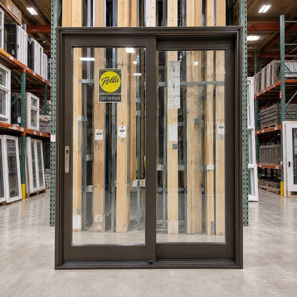 Sliding Pella® 250 Series 77 x 96 – Brown - Clark Deals LLC