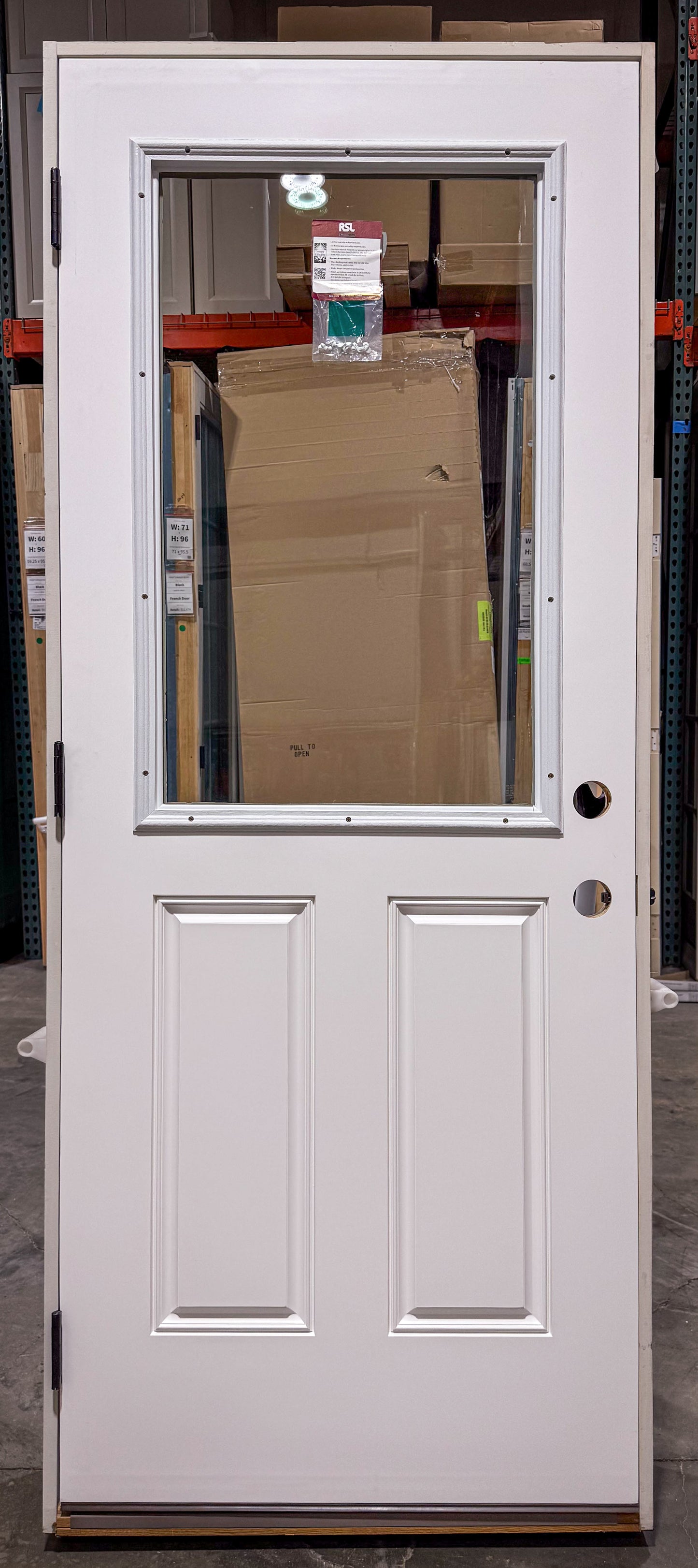 Entry Masonite 32 x 80 – White Primed - Clark Listings