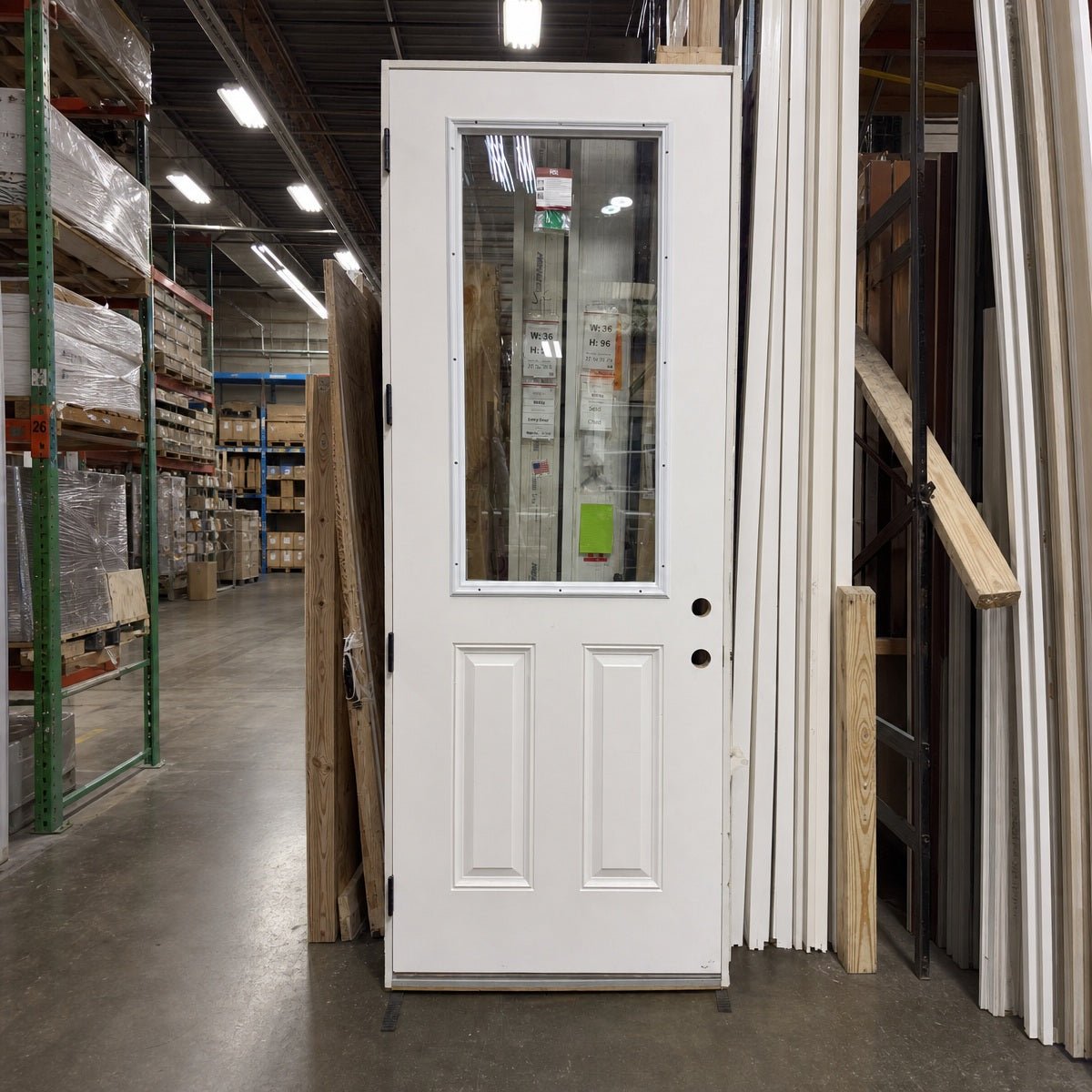 Entry Masonite 36 x 96 – White - Clark Deals LLC
