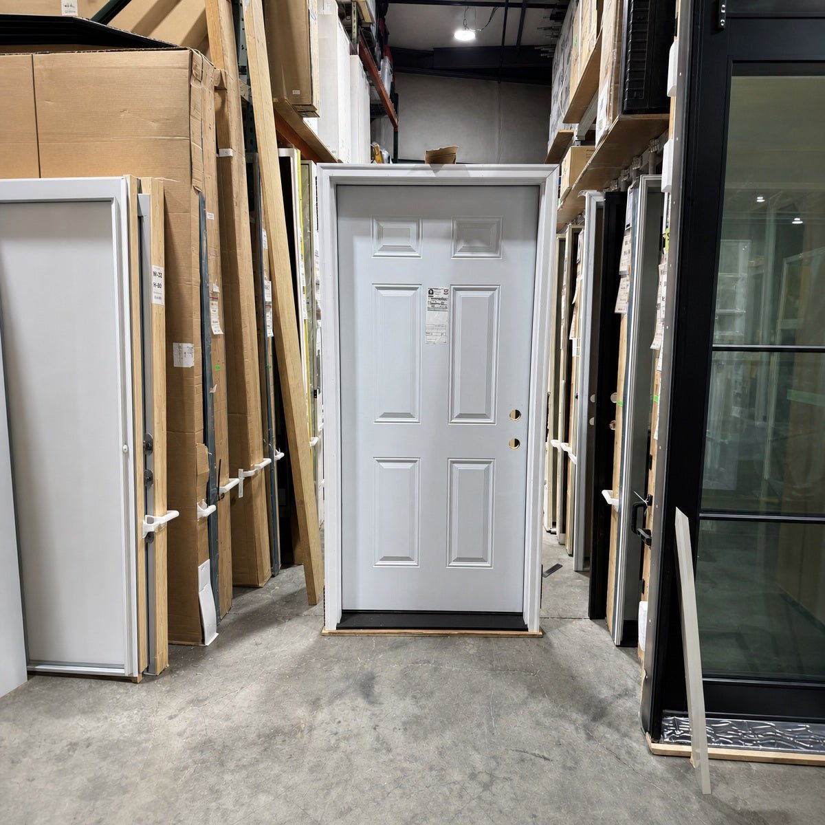 Entry Pella® Steel Door 36 x 80 – White - Clark Deals LLC