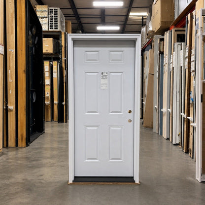 Entry Pella® Steel Door 36 x 80 – White - Clark Deals LLC