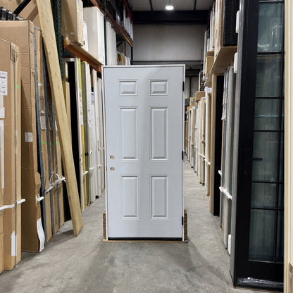 Entry Pella® Steel Door 36 x 80 – White - Clark Deals LLC