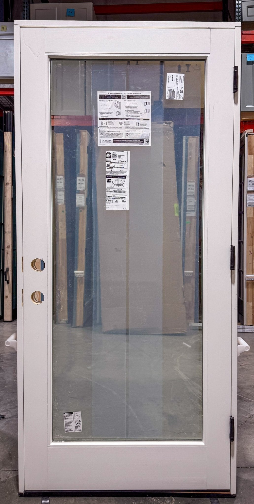 Entry Pella® Lifestyle 36 x 80 – Vanilla Cream - Clark Listings