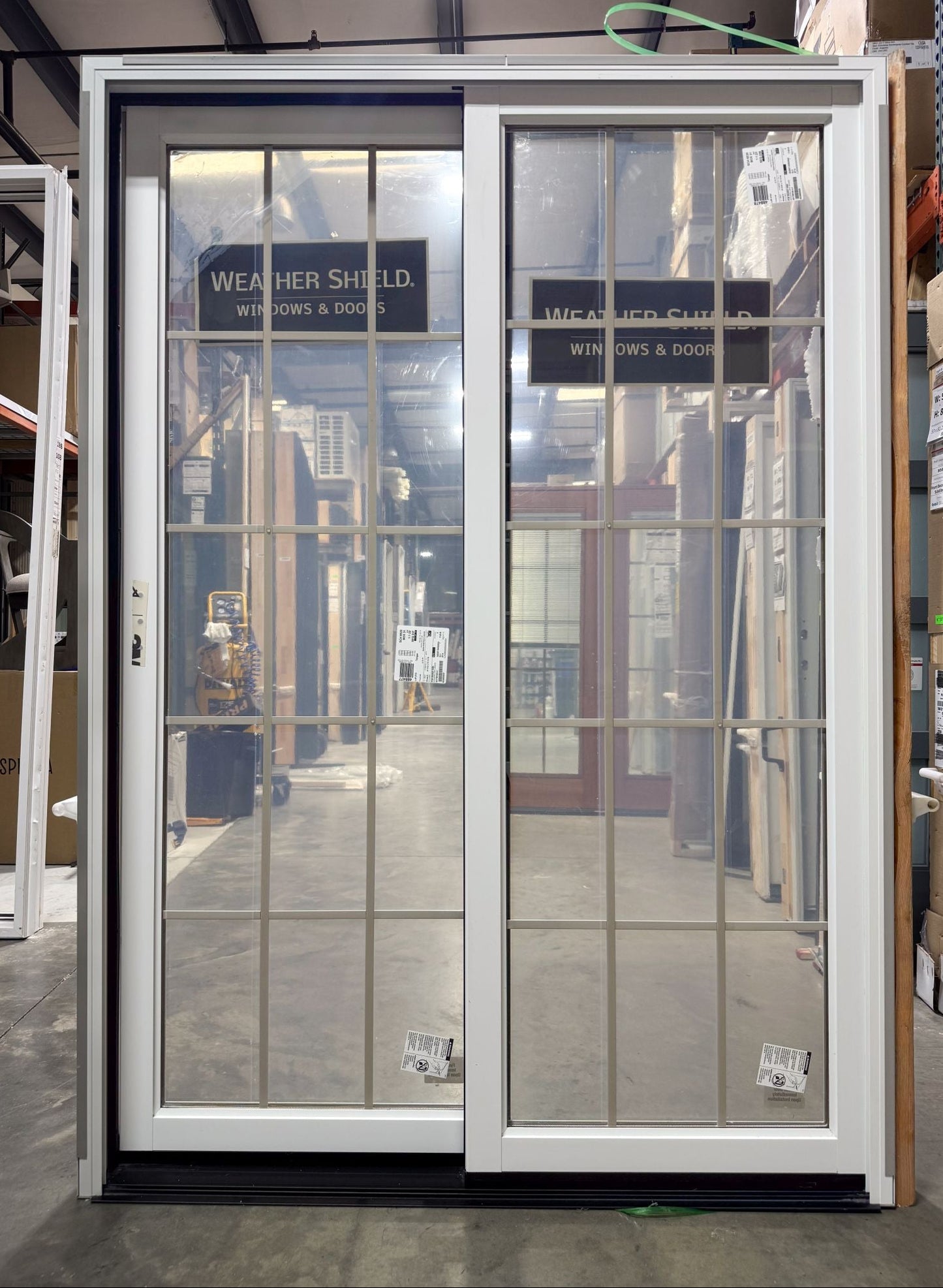 Sliding Weather Shield 8714 Signature 58 x 80 – White - Clark Listings