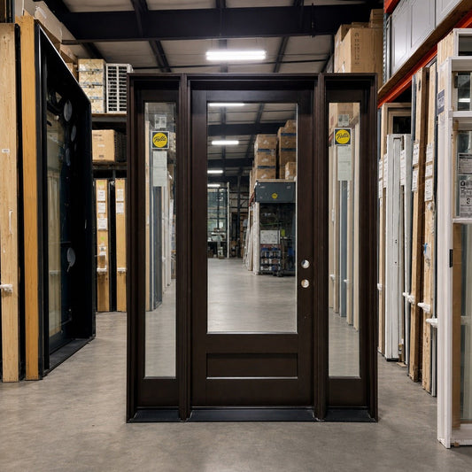 Front Door with 2 Sidelites Pella® Reserve 68 x 96 – French Roast - Clark Deals LLC