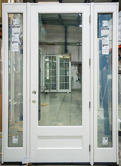 Front Door w/ 2 Sidelites Pella® Reserve 68 x 96 – French Roast - Clark Listings