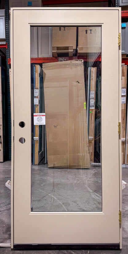 Entry Pella® Fiberglass 36 x 80 – Sand - Clark Listings