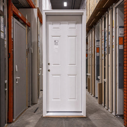 Entry Pella® Steel Door 32 x 80 – White - Clark Deals LLC