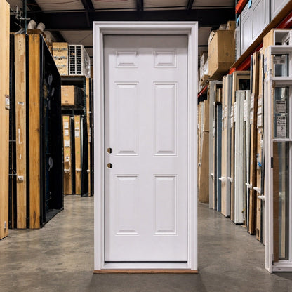 Entry Pella® Steel Door 32 x 80 – White - Clark Deals LLC
