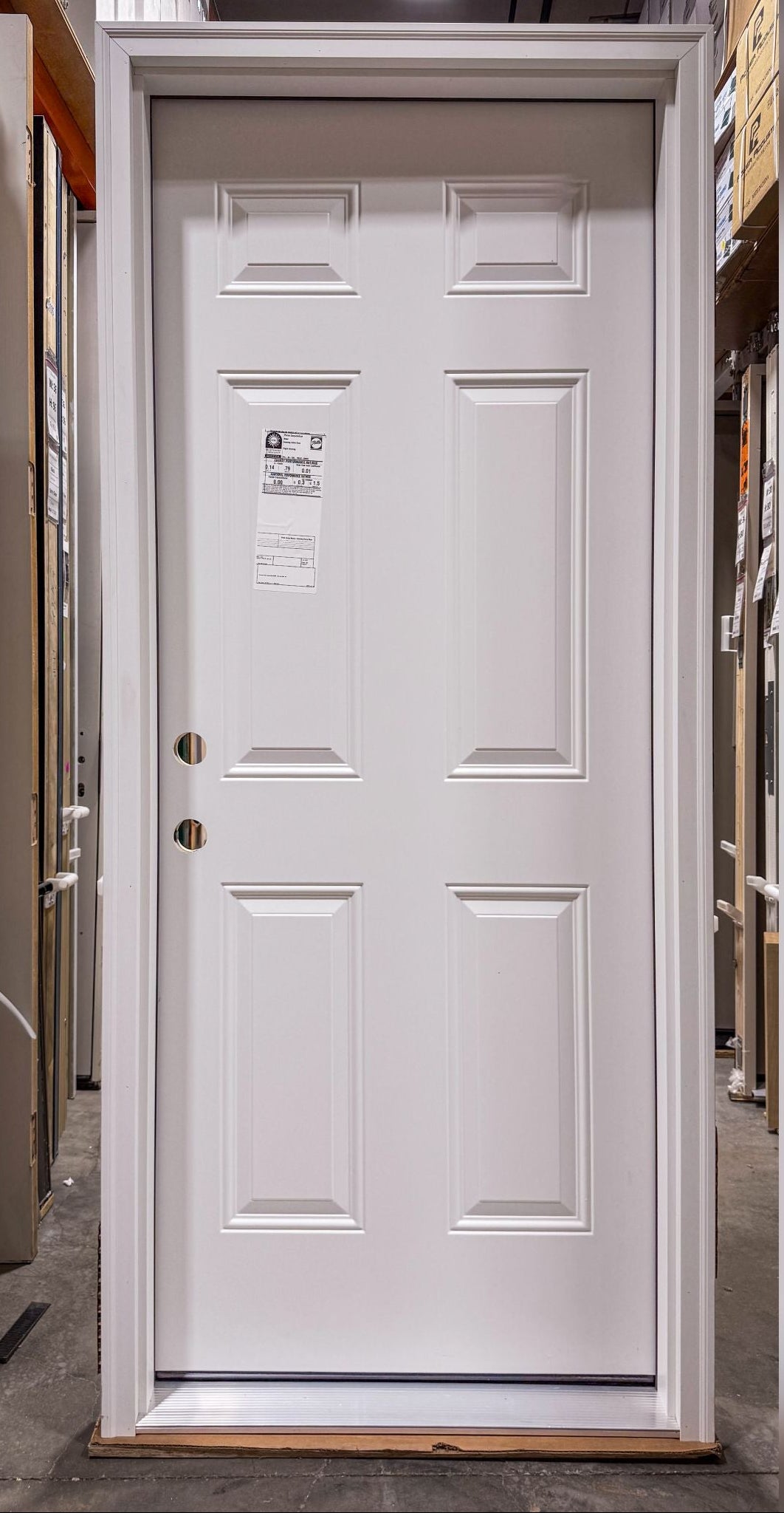 Entry Pella® Steel Door 32 x 80 – White - Clark Listings