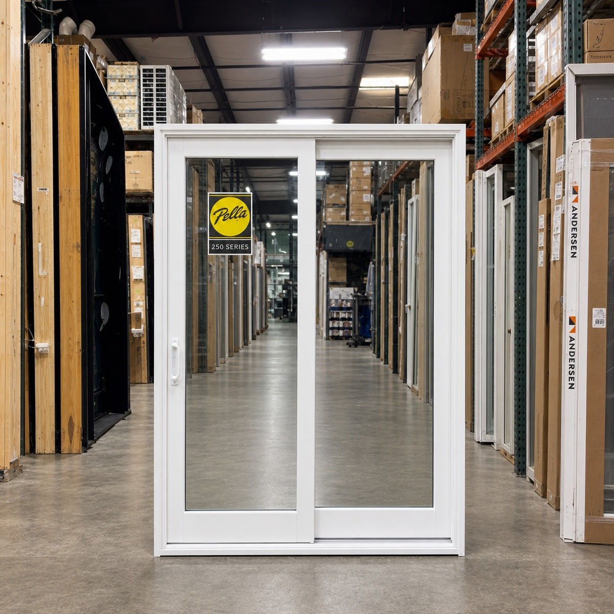 Sliding Pella® 250 Series 75 x 88 – White - Clark Deals LLC