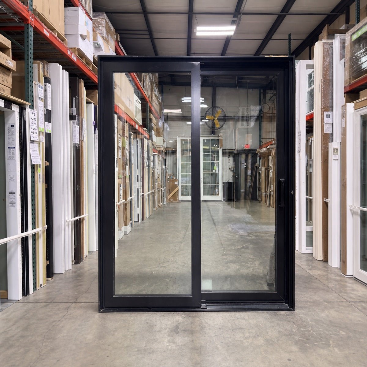 Sliding Pella® Impervia® 63 x 81 – Black - Clark Deals LLC