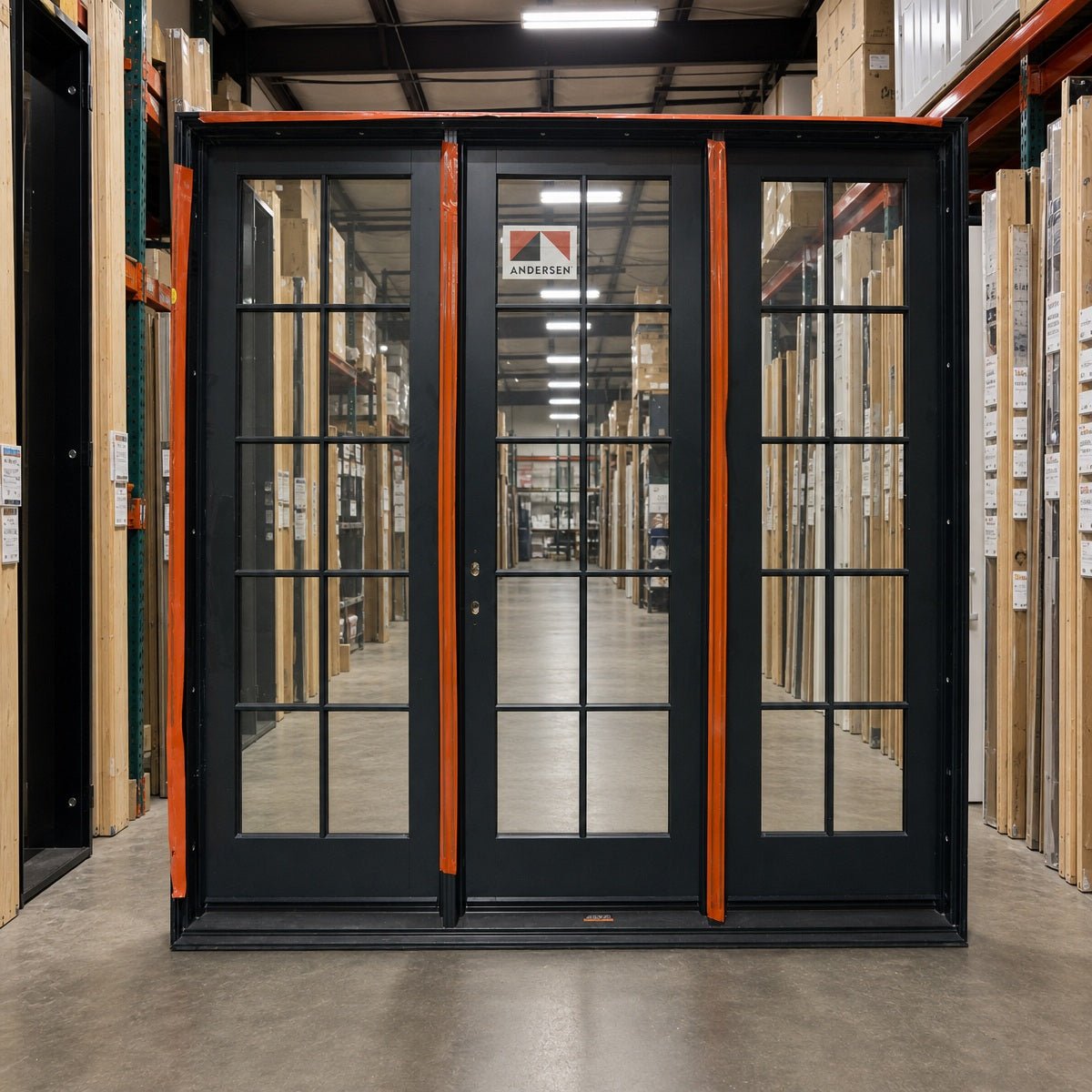 Triple Door Andersen E-Series 94 x 94 – Black - Clark Deals LLC