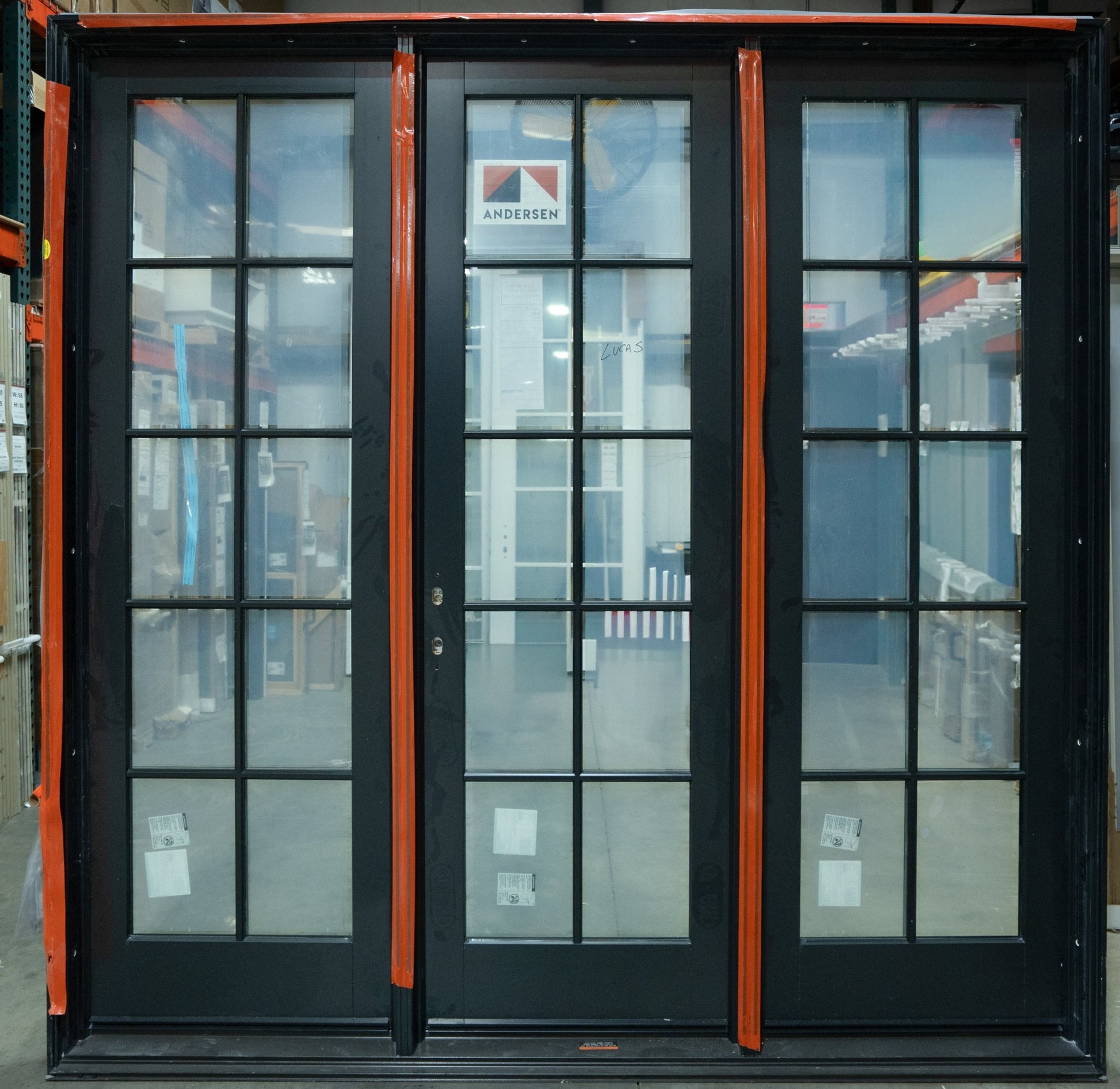 Triple Door Andersen 94 x 94 – Black - Clark Listings