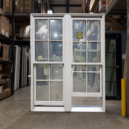 Pella® Reserve Double Hung 2-Wide Window 57.5 x 73.75 - Clark Deals LLC