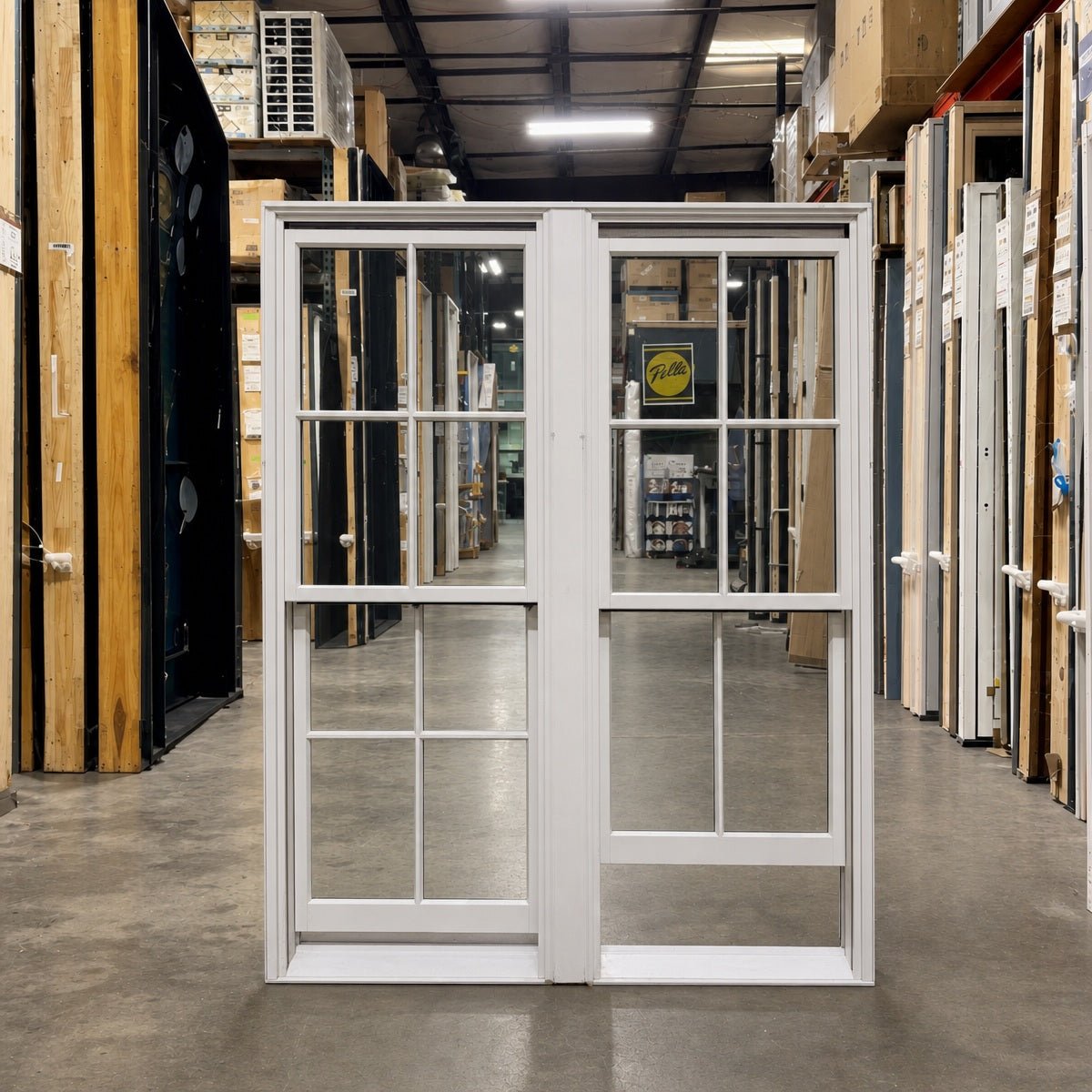 Pella® Reserve Double Hung 2-Wide Window 57.5 x 73.75 - Clark Deals LLC