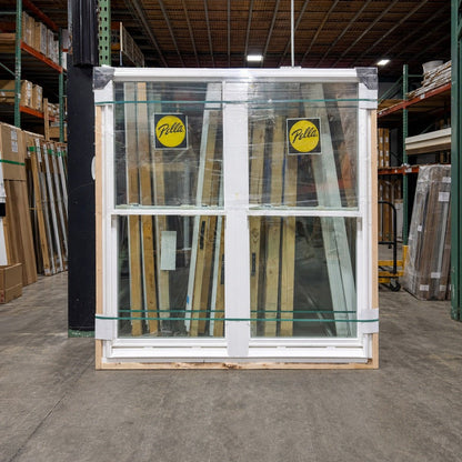 Pella® 250 Series Single Hung 2-Wide Window 70.5 x 70.75 - Clark Deals LLC