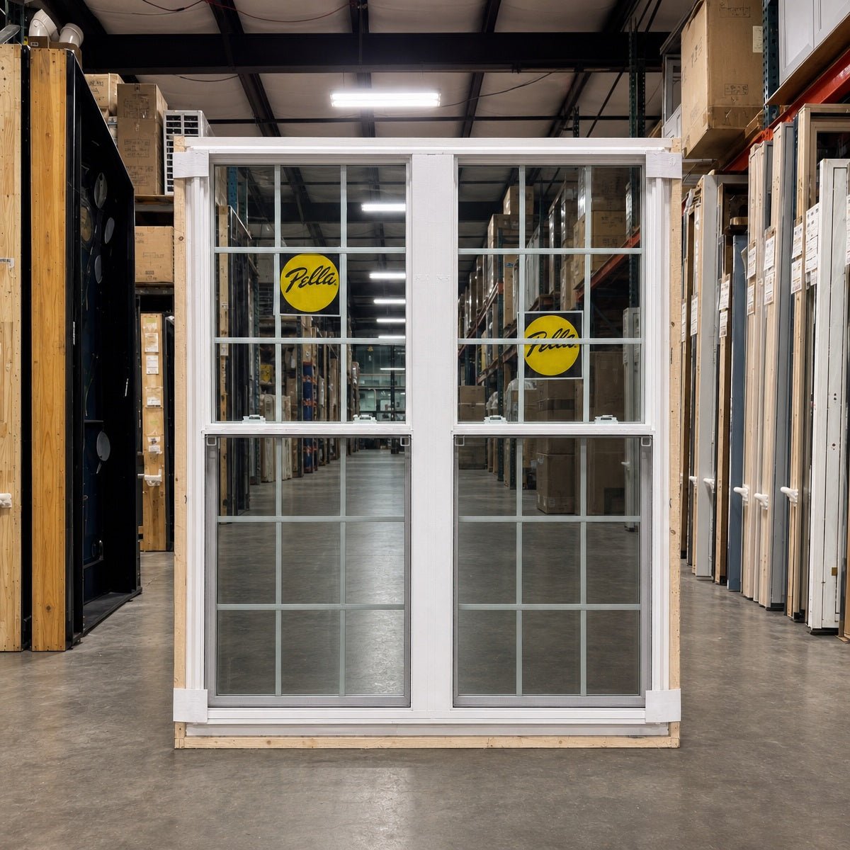 Pella® Lifestyle Double Hung 2-Wide Window 62.5 x 72.5 - Clark Deals LLC
