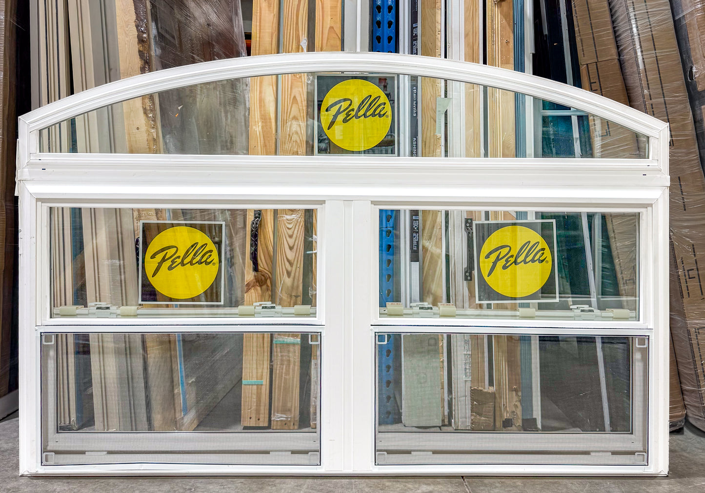 Pella® 250 Series Double Hung 2 - Wide Arched Window 45.5 x 69.5 - Clark Listings