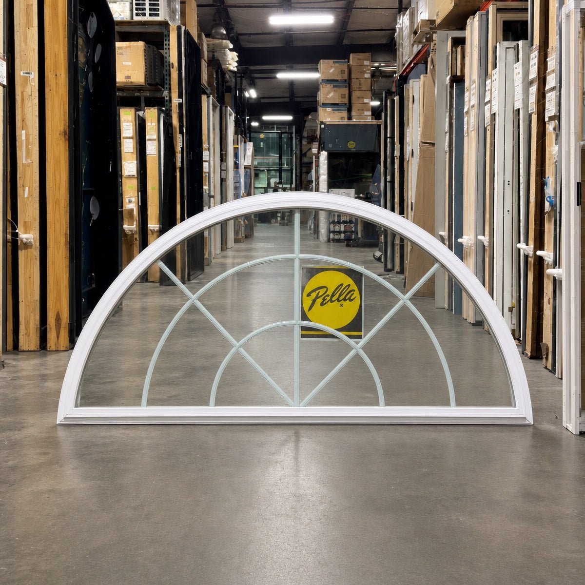 Pella® 250 Series Arched Window 62 x 31 - Clark Deals LLC