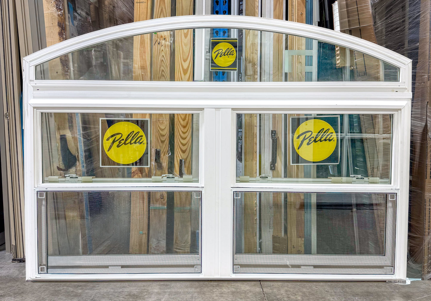 Pella® Lifestyle Half CIrcle Window 69.25 x 48 - Clark Listings