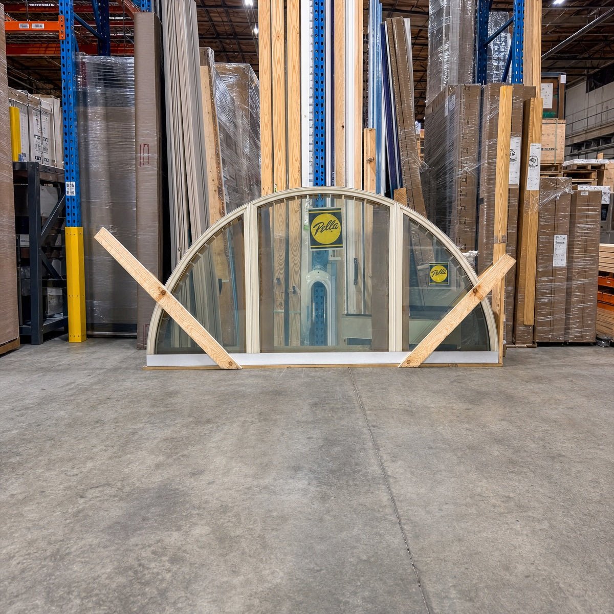 Pella® Lifestyle Arched Window 87 x 45 - Clark Deals LLC