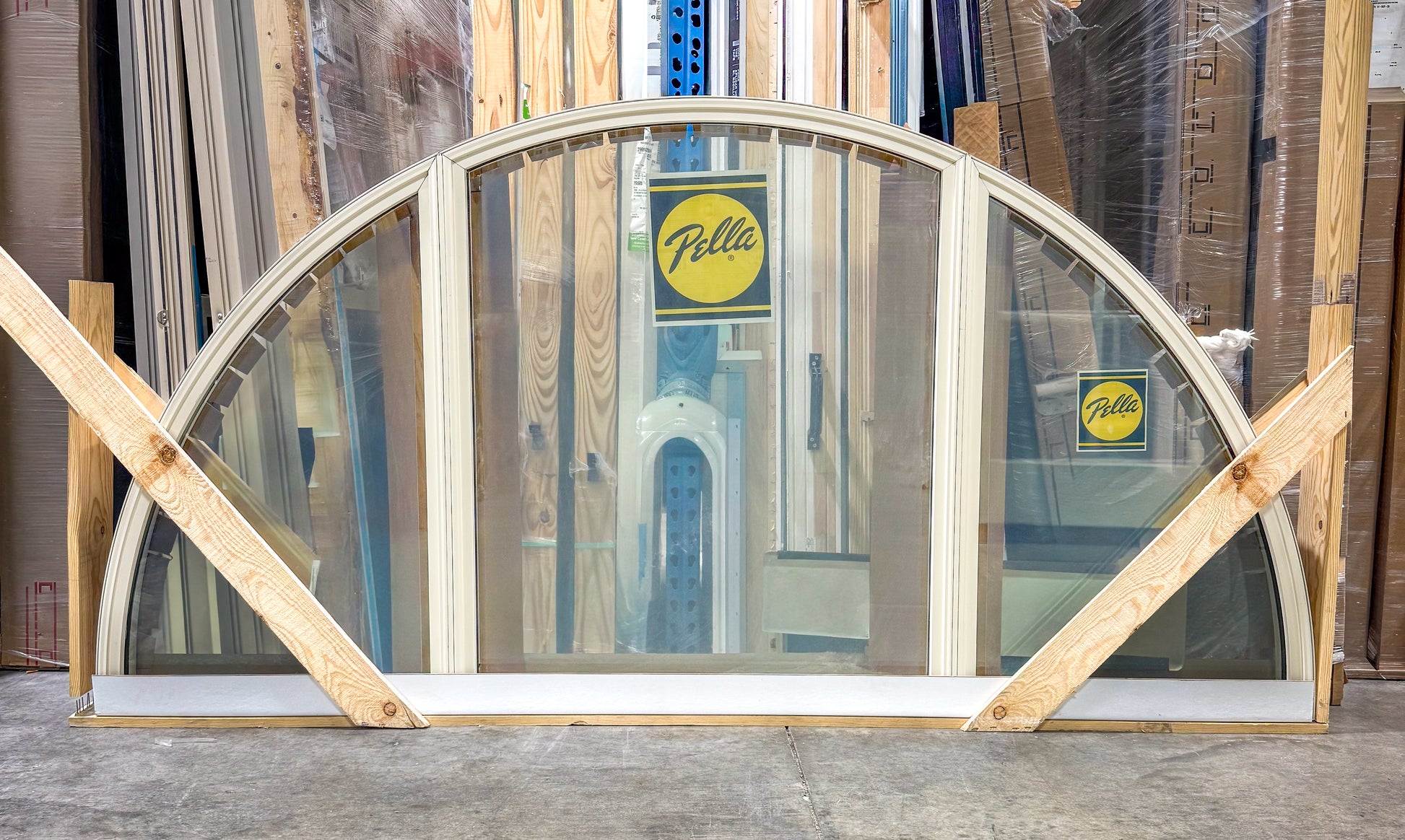Pella® 250 Series Double Hung 2 - Wide Arched Window 87 x 45 - Clark Listings