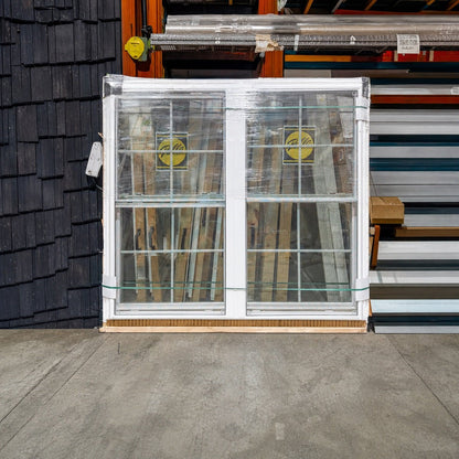 Pella® 250 Series Double Hung 2-Wide Window 71.5 x 65.5 - Clark Deals LLC