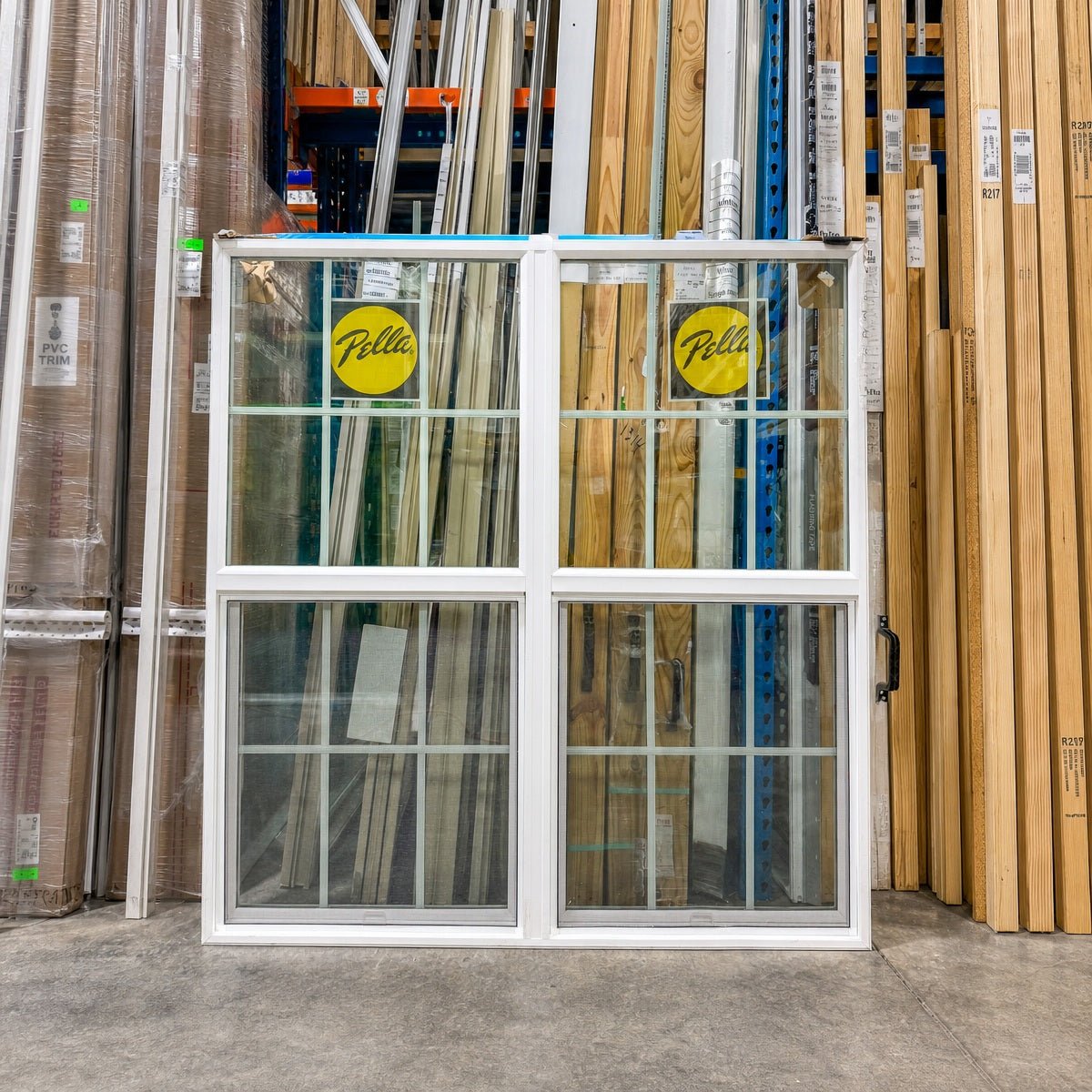 Pella® Single Hung 2-Wide Window 57.5 x 60.75 - Clark Deals LLC